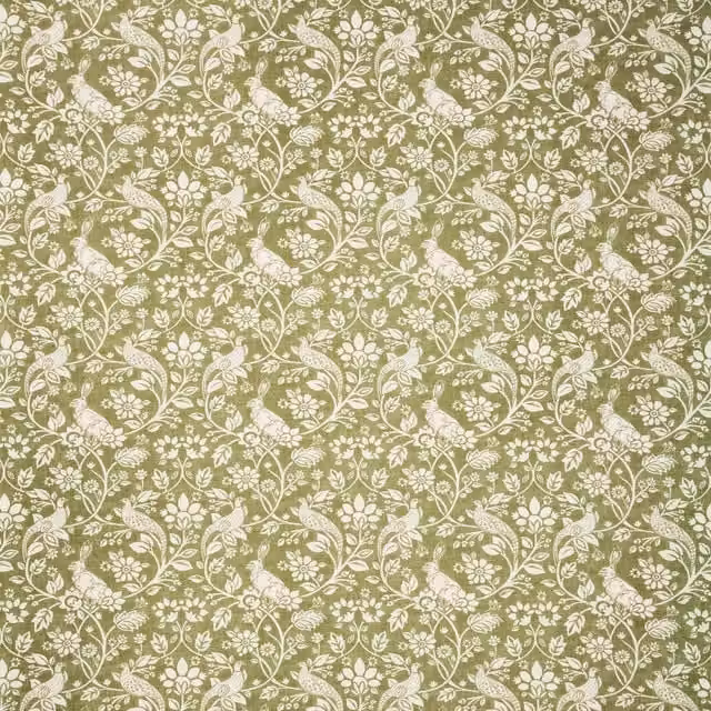 iLiv Heathland Fabric in Moss Green