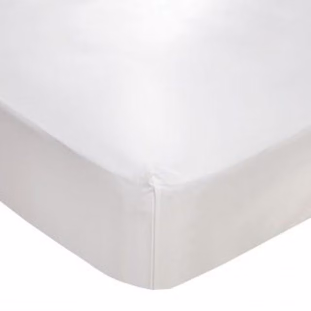 NewEdgeBlinds White Waterproof Vinyl Mattress Protector, W: 90 cm, L: 190 cm