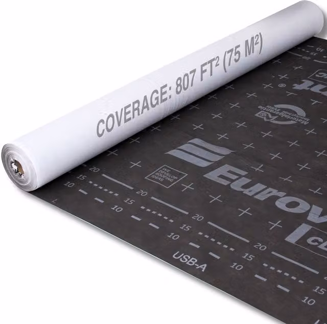 Novecrafto Breathable Membrane Roofing Underlay, 150 GSM, Black, W/D/H: 1.5 x 50 m