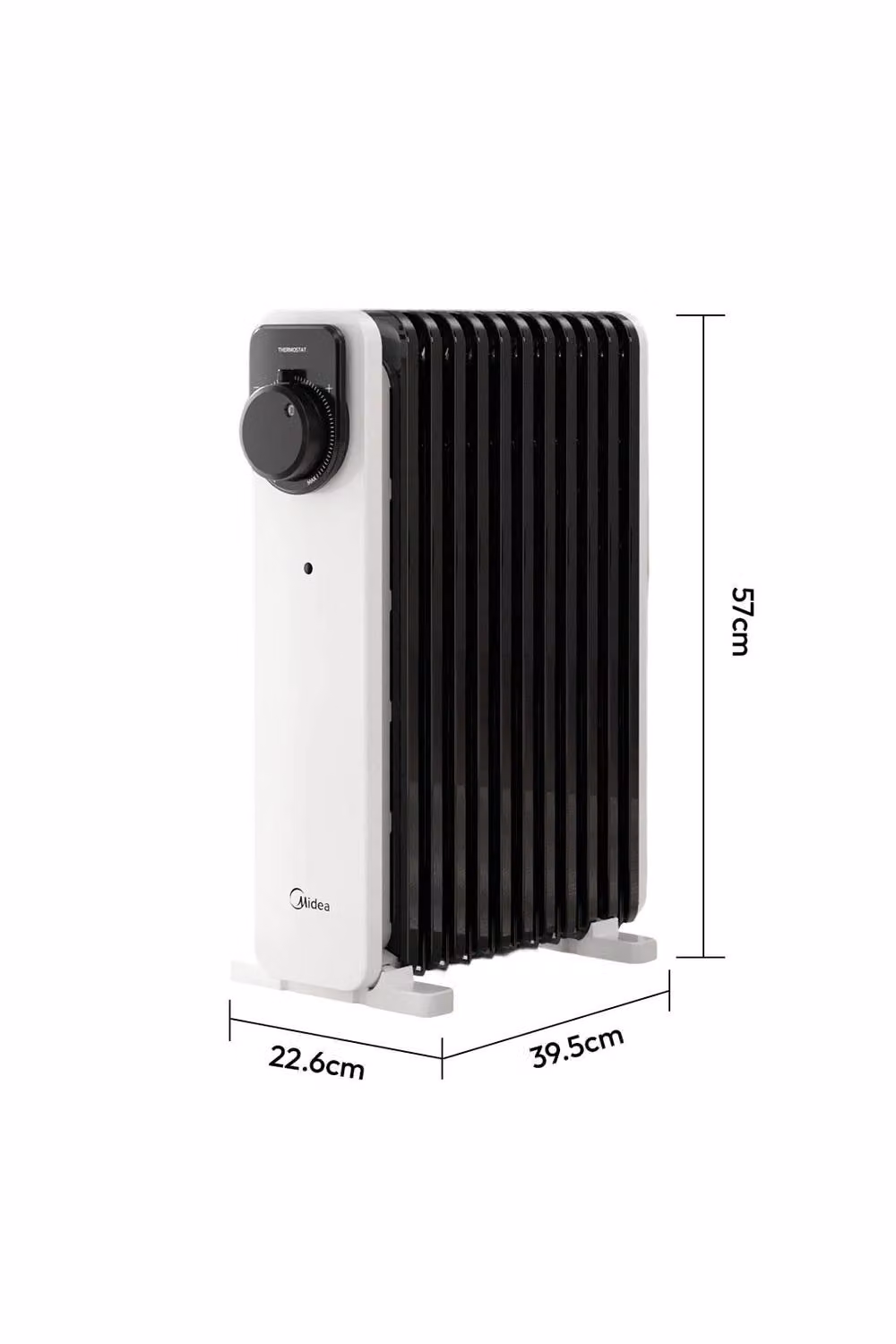 Midea 11-Fin 2.3kW Oil-Filled Electric Radiator with Overheat and Tip-Over Protection – 5