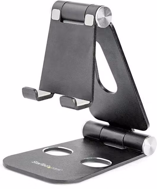 StarTech Foldable Universal Mobile Device Stand in Black – 1