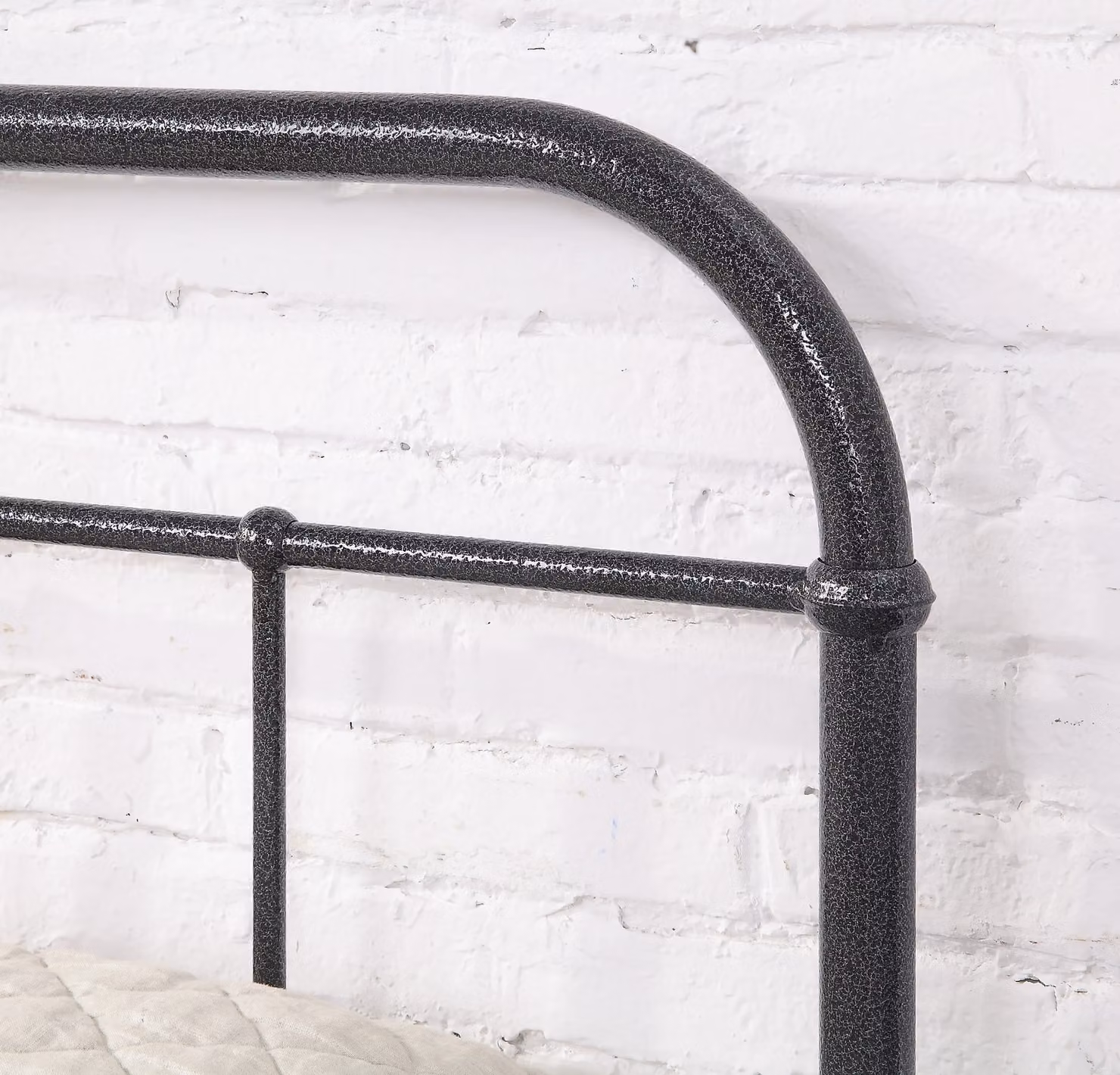 Flintshire Furniture Ltd Oakenholt Metal Bed Frame in Black, W/D/H: 180 x 200 cm – 2
