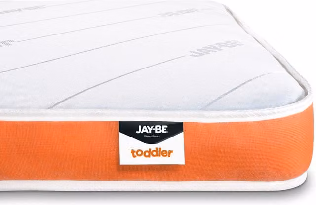 Jay-Be Toddler Pocket Spring Mattress in Orange