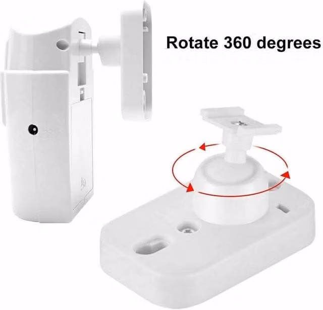 FLAVORA Wireless Intelligent PIR Motion Detector Security Alert Alarm in White – 1