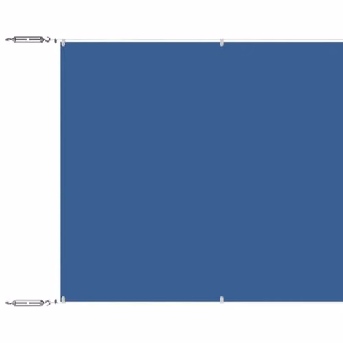 vidaXL Blue Vertical Balcony Cover Awning, W/H: 800 x 140 cm
