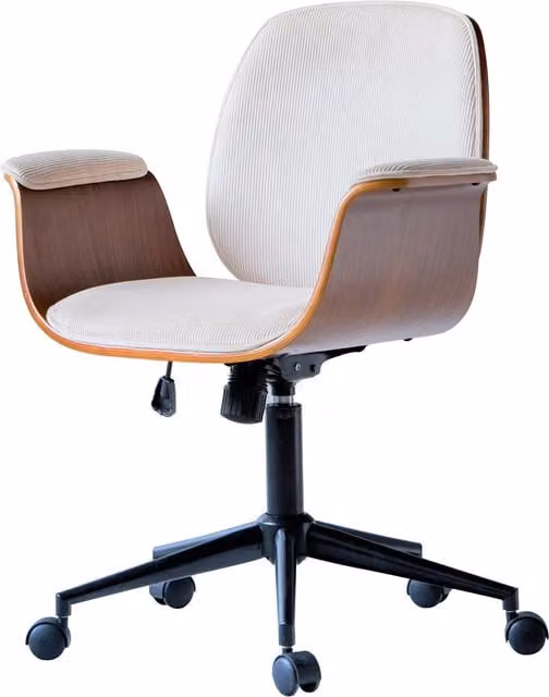 Nordlys Ergonomic Adjustable Wooden Design Office Chair in Beige – 1