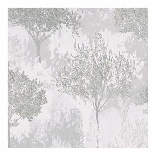 Graham & Brown Botanical Floral Wallpaper in Grey and Green – 1