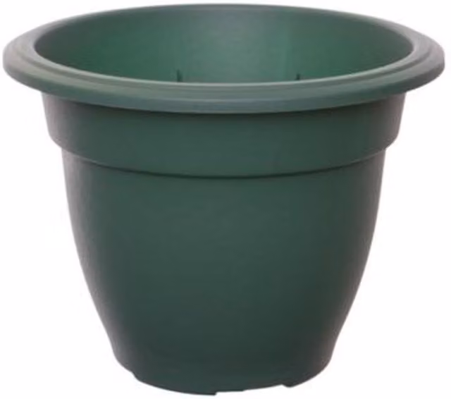 Whitefurze Green Round Bell Plastic Plant Pot and Flower Planter, Diameter: 45 cm
