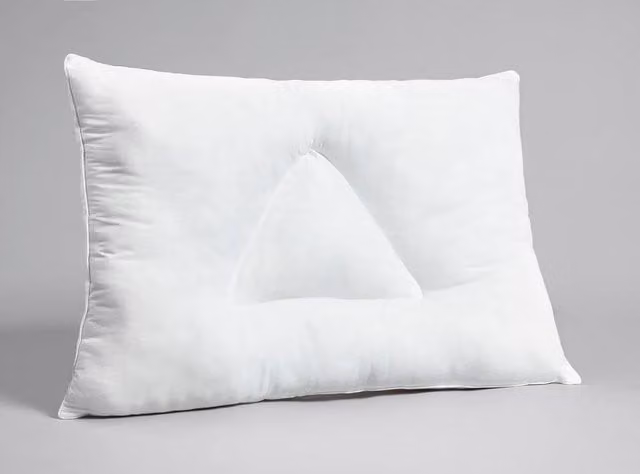 Dr Twiner Pyramid Wedge Support Pillow in White with Hollow Fibre Filling