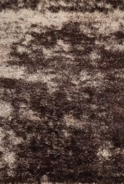 Desire Rugs Modern Abstract Shimmer Shaggy Area Rug in Bronze, W: 80 cm, L: 150 cm – 1