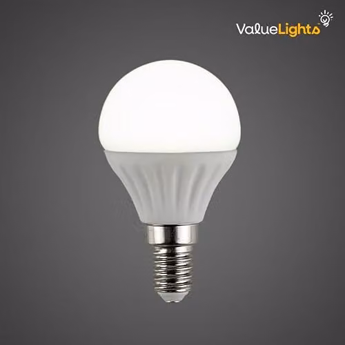 MiniSun Pack of 10 4W LED B22 Golfball Energy Saving Light Bulbs, 2700K Warm White – 2