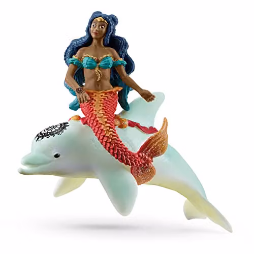 Schleich Bayala Isabelle on Dolphin Multicolour Toy Figurine Set
