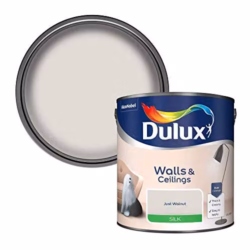 Dulux Silk Emulsion Paint in Brown, 2.5 Litres – 1