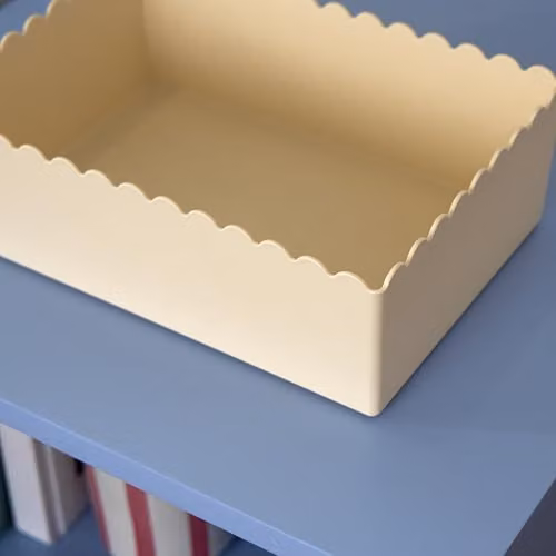OHS Plastic Storage Organiser Tub in Beige – 2