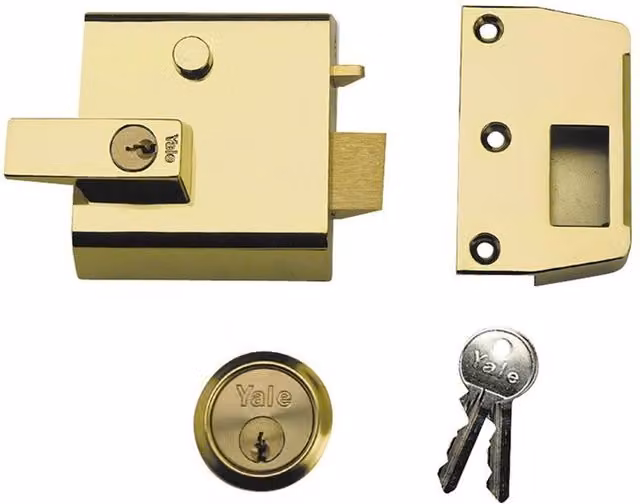 Yale Gold Double Security Nightlatch