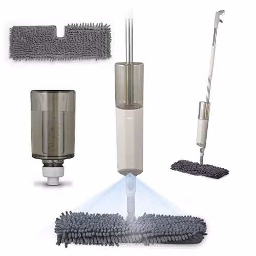 Tower T869008MSH Flexi Spray Mop with Double-sided Microfibre Head in Grey – 1