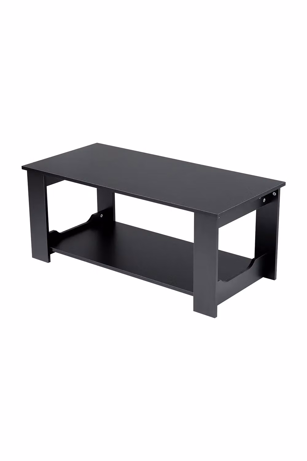 Livingandhome Datrick Coffee Table with Storage in Black – 3