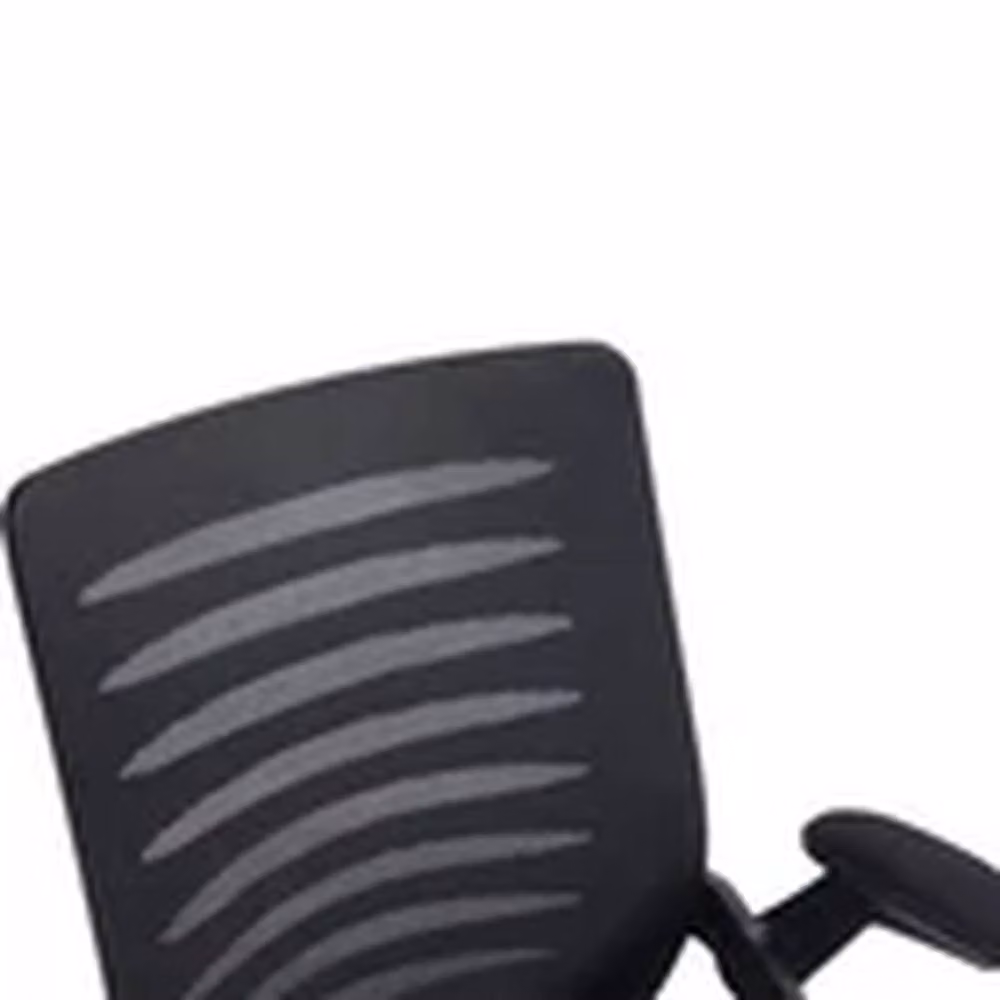 Kelvenix Mid-Back Office Swivel Task Chair in Black with Armrests and Gas Lift – 2