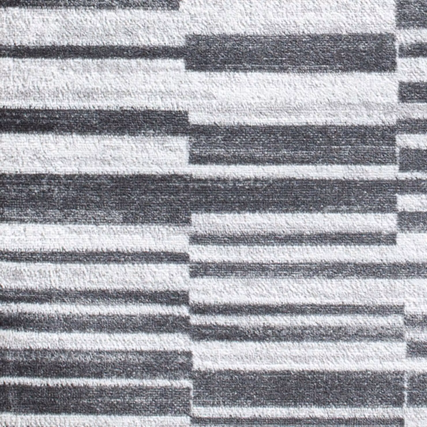 Livabliss Monte Carlo Geometric Graphic Rug in Black, White and Grey, W: 200 cm, D: 275 cm – 4