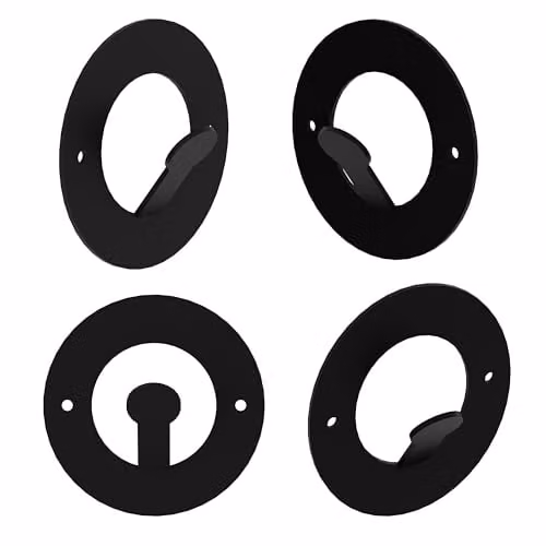 HOCUS PICUS Set of 3 Black Metal Wall Mounted Coat Hooks – 2