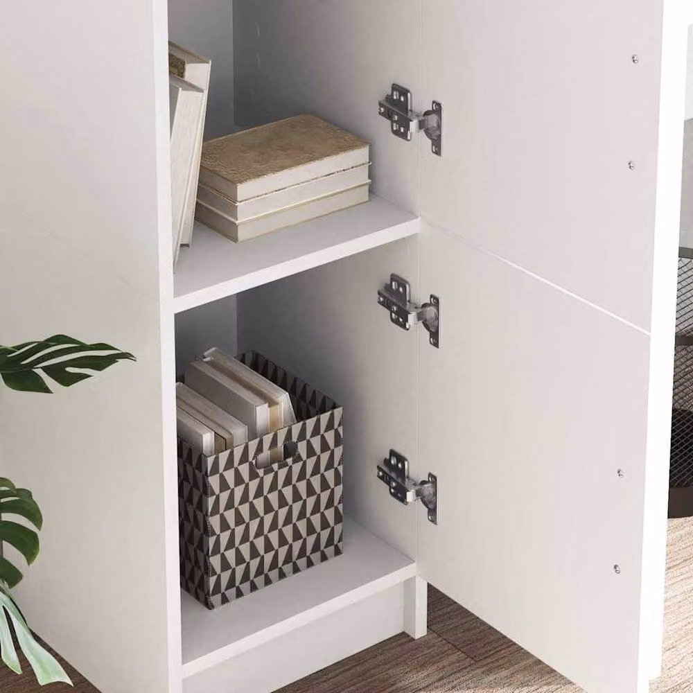 Berkfield Home Modern White MDF Wood Sideboard – 2