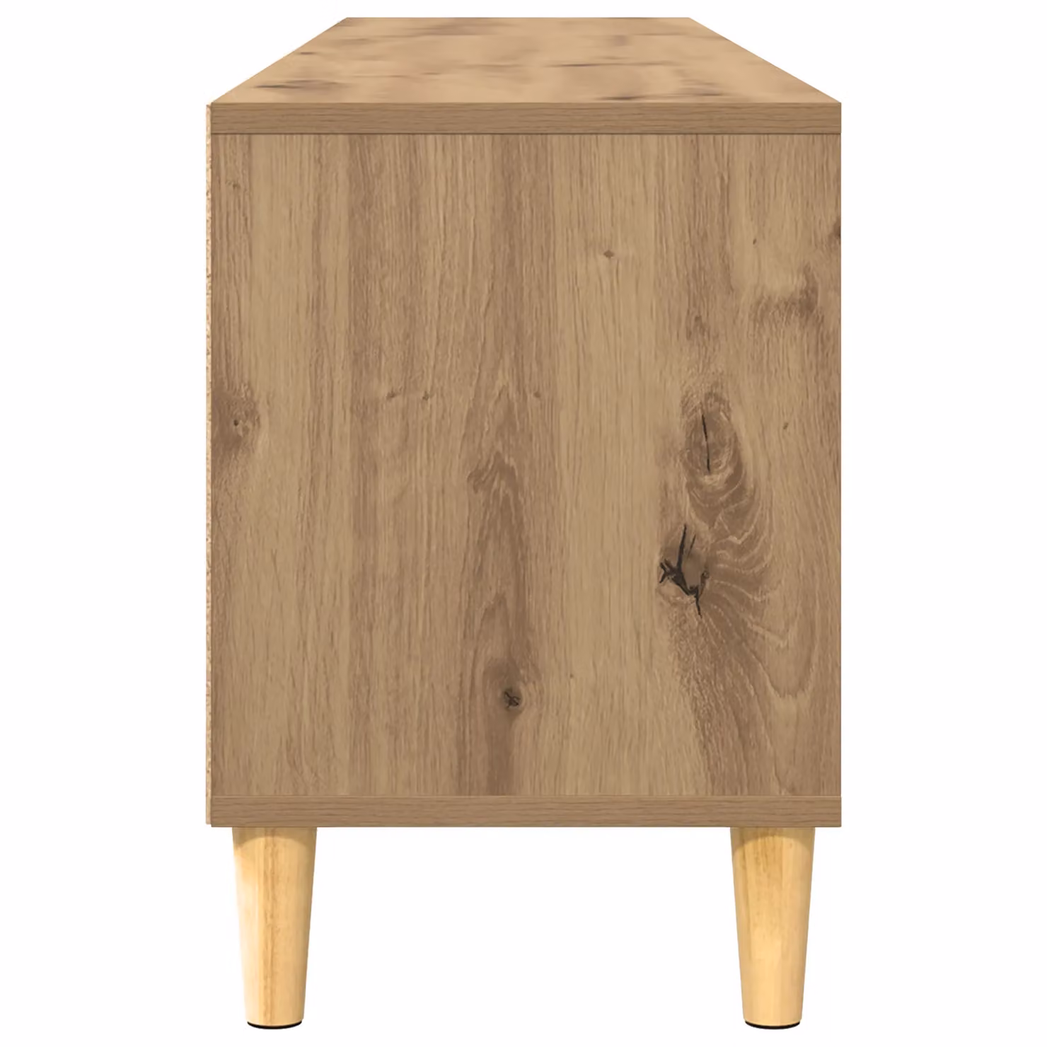 Berkfield Home Artisan Oak TV Cabinet, Brown and Multicolour, W/D/H: 150 x 30 x 45 cm – 3
