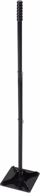 FLAVORA Heavy Duty Metal Ground Tamper Adjustable Soil Rammer, Black, 1.25 kg – 1