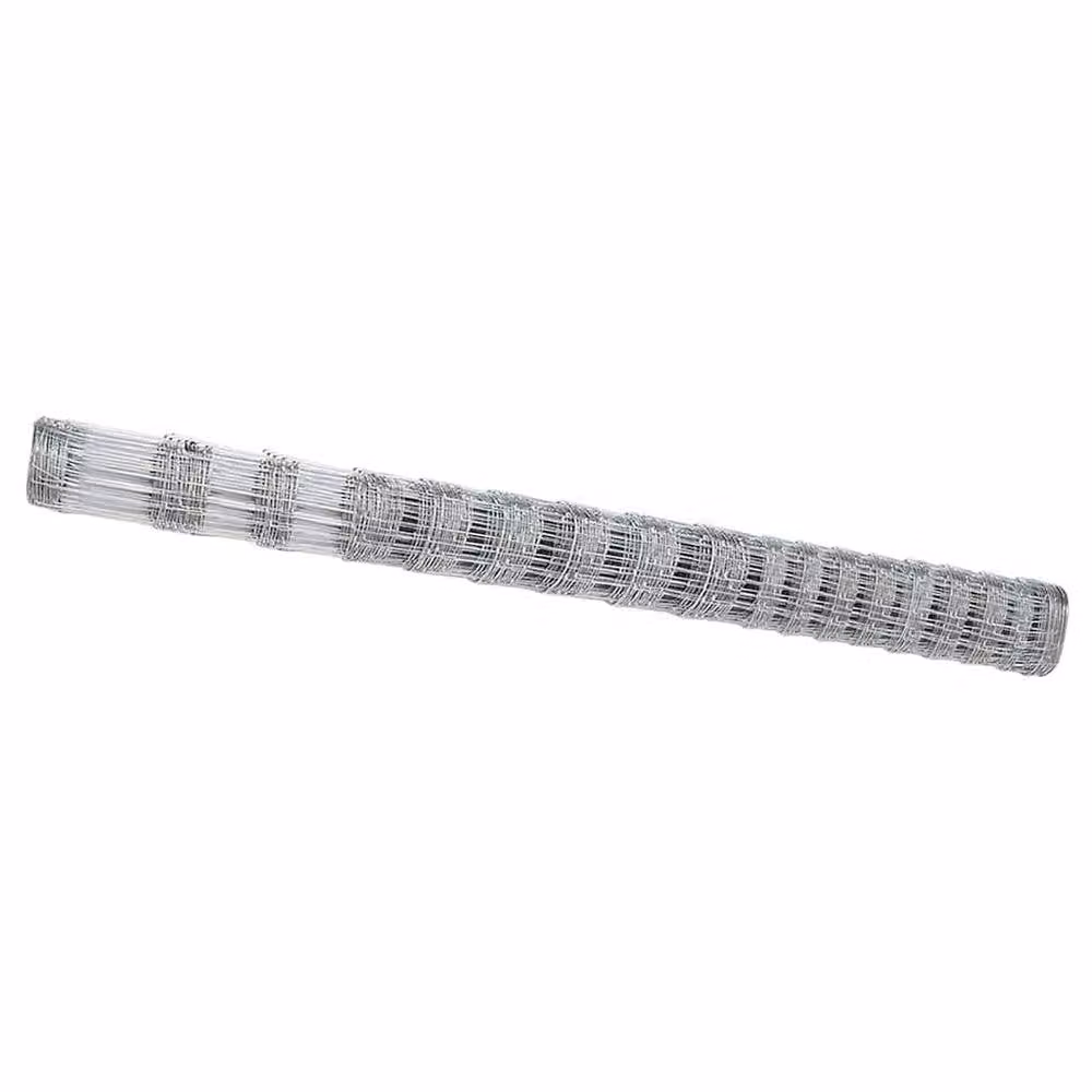 Berkfield Home Modern Field Fence in Silver Galvanised Steel, H: 1.5 m x W: 25 m – 2