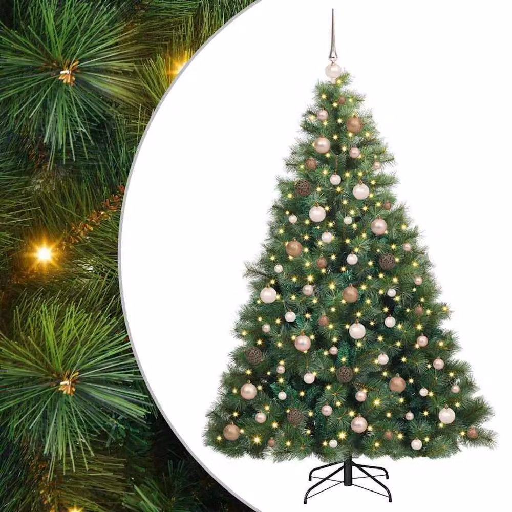 Berkfield Home Green Artificial Christmas Tree with 300 LEDs, Height: 180 cm – 2