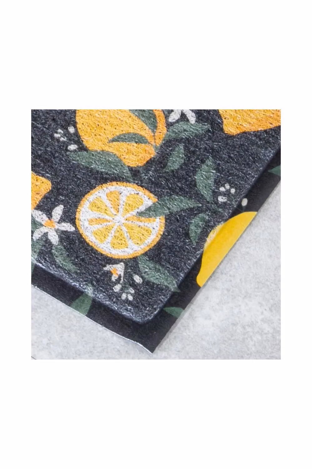 Artsy Mats Lemons Floral Indoor Outdoor Doormat, Yellow and Multicolour, W: 70 cm, D: 40 cm – 2