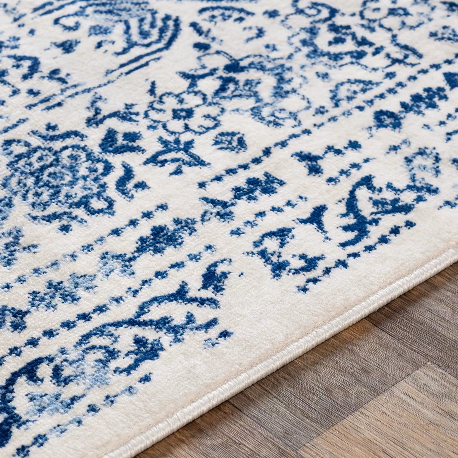 Livabliss Roma Vintage Boho Rug in Grey and Blue, W: 200 cm, D: 275 cm – 2