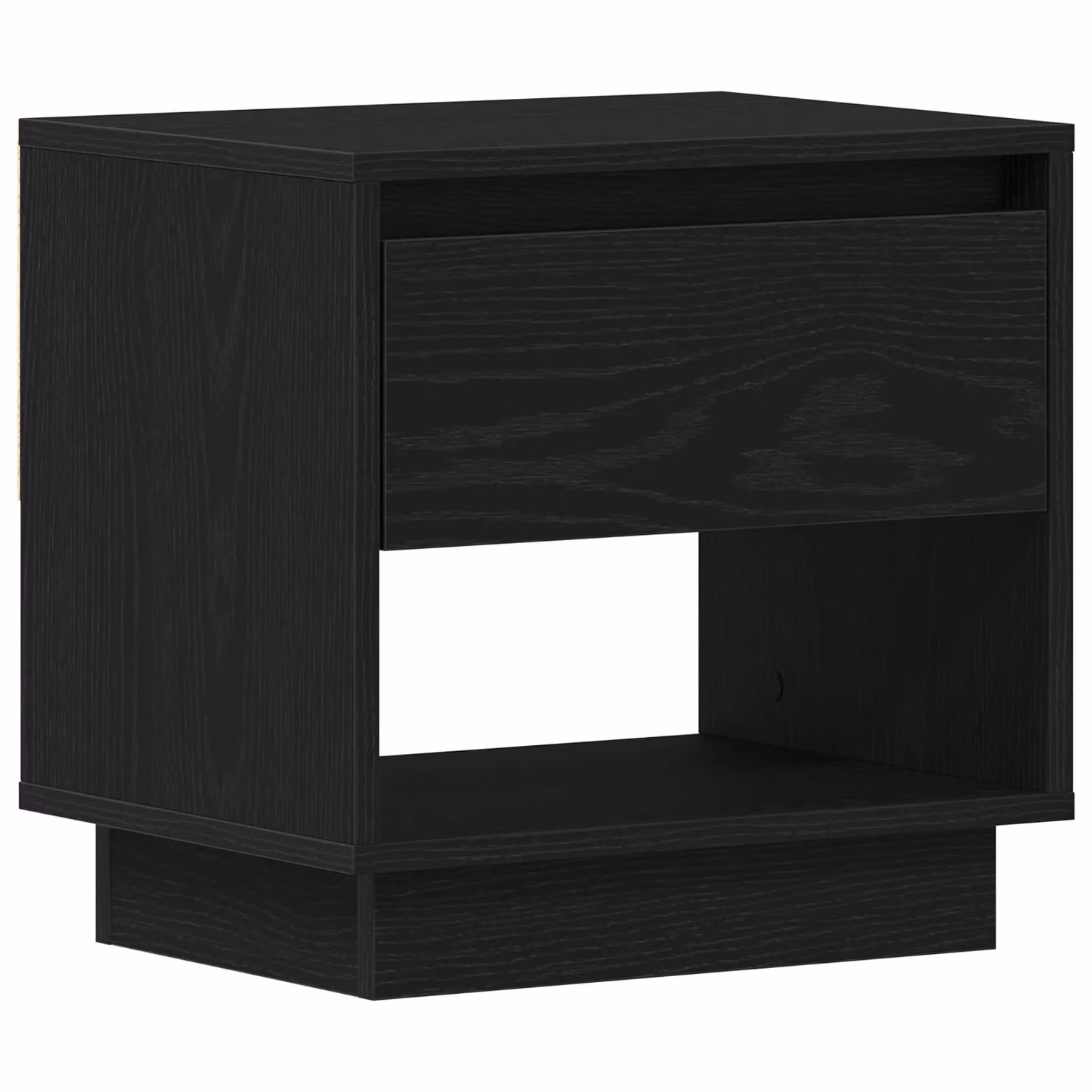 Berkfield Home Black Oak Bedside Cabinet W/D/H: 45 x 34 x 48 cm – 2