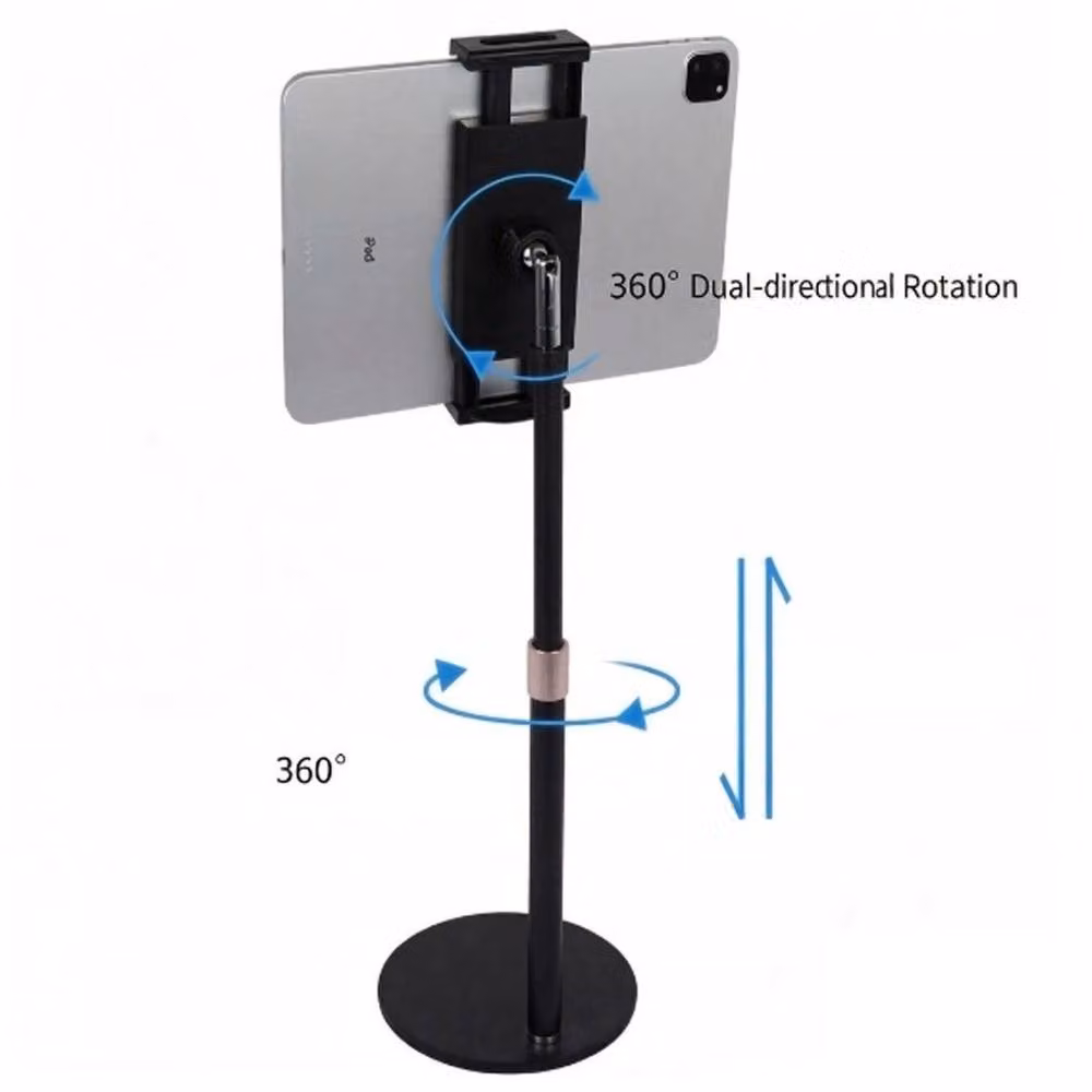 NESTLUNE Adjustable Portable Monitor and Tablet Stand in Black – 3