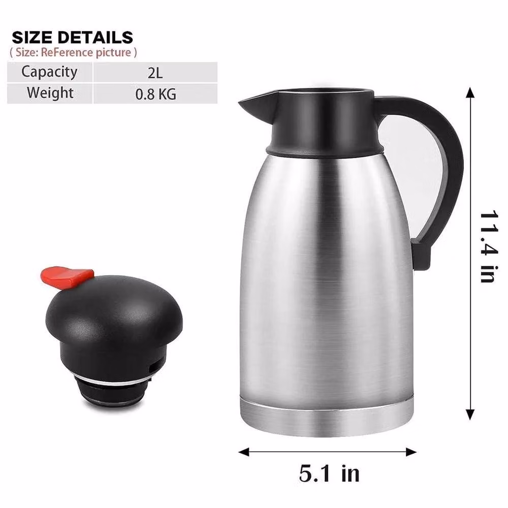 FLAVORA Stainless Steel Vacuum Insulated Hot and Cold Flask in Silver – 2