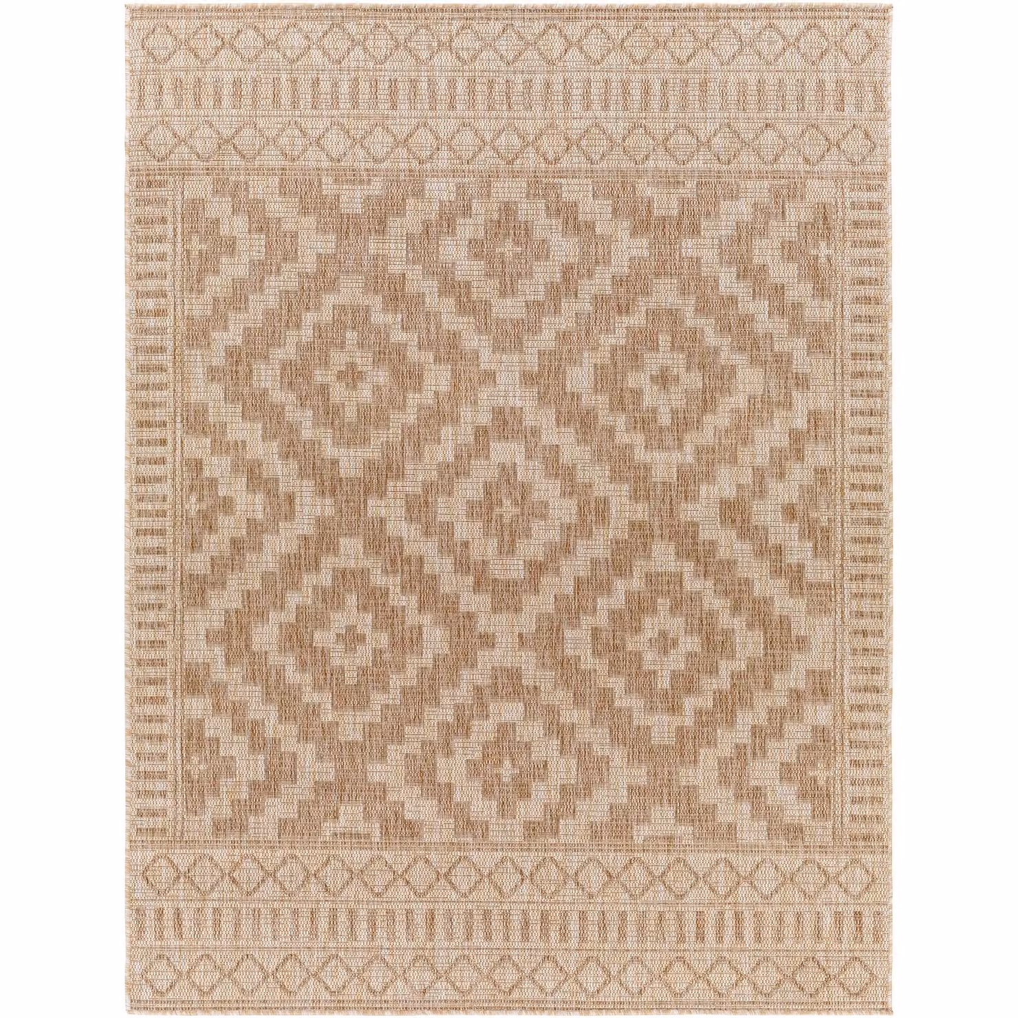 Livabliss Tuareg-Global Modern Graphic In- & Outdoor Rug in Beige, W: 160 cm, D: 215 cm – 2