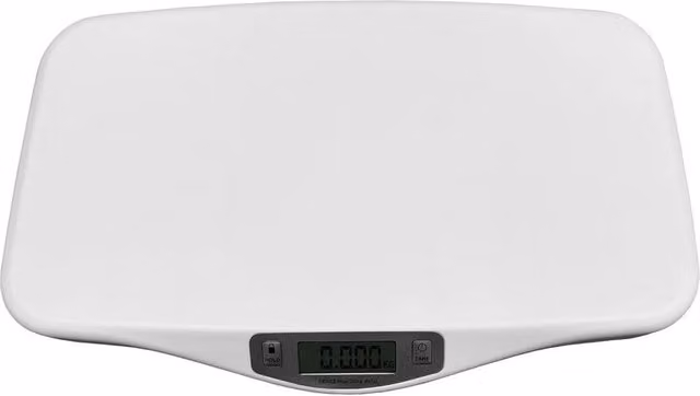 ATEK Digital Multi-Function Baby and Pet Weighing Scale with LCD Display, White, 20kg Capacity – 1