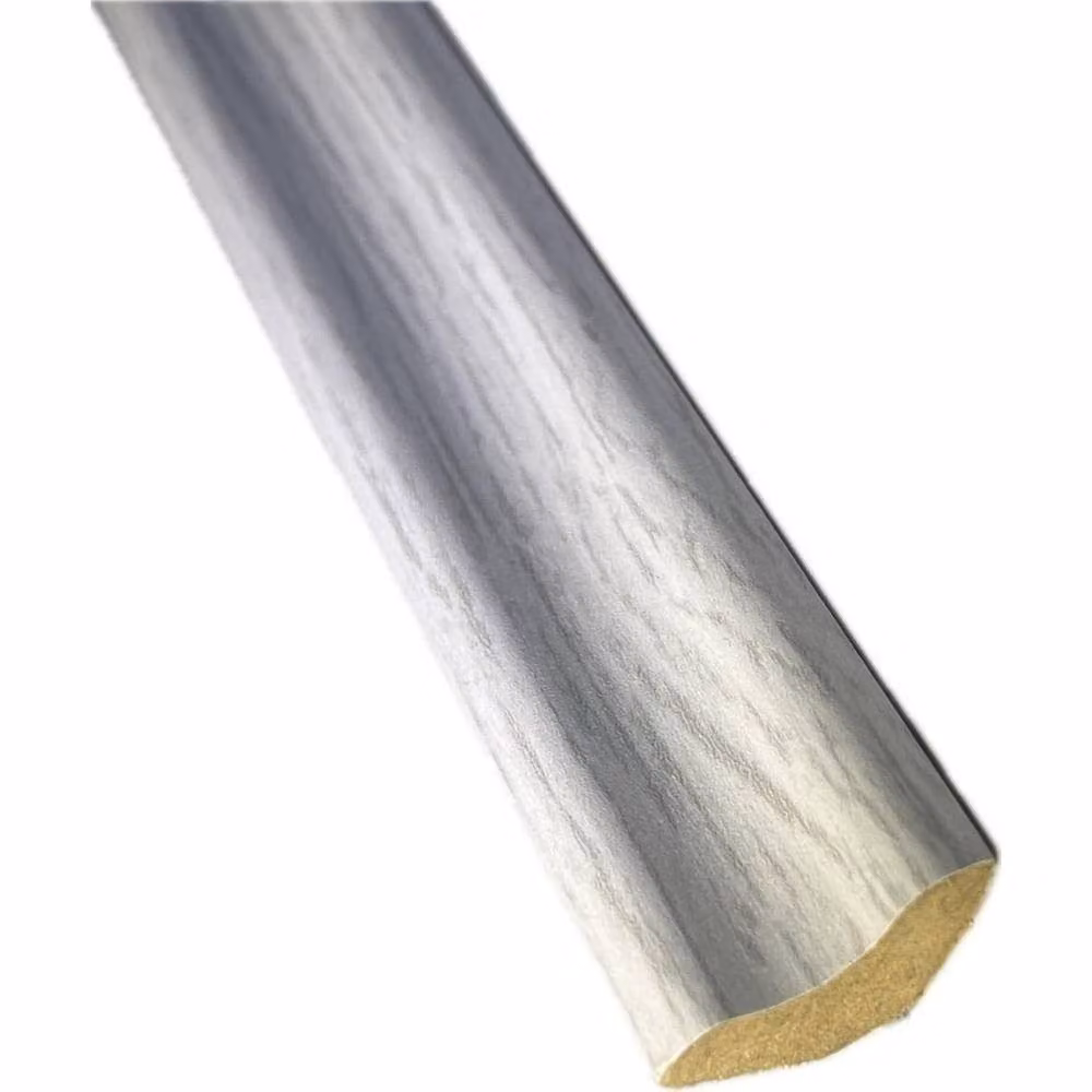 Vinyl Flooring UK Scotia Beading Moulding 826 Silver, Pack of 5, Length: 2.4 m – 2