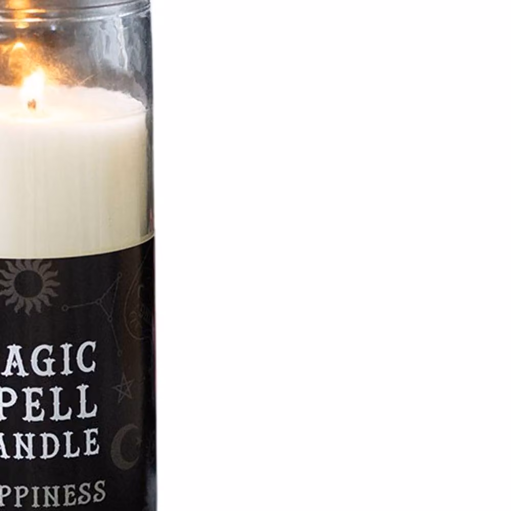 Something Different Magic Spell Happiness White Sage Tube Candle in White Glass – 2