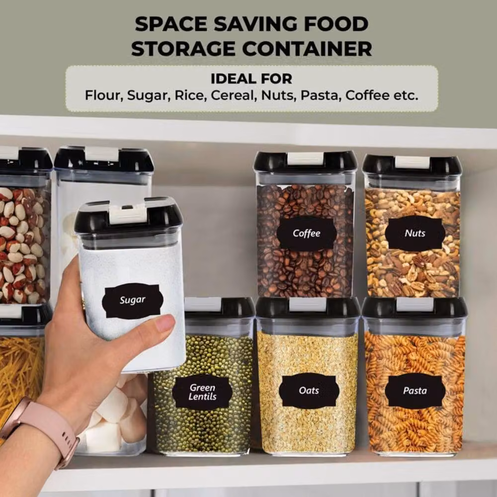 Top 3 Lock N Fresh Airtight Stackable Food Storage Containers, 3 Piece Set, Clear, 0.8 l each – 5