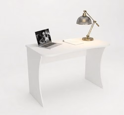 BIMOSSA Modern Compact Computer Desk, W: 110 cm, H: 75 cm, D: 50 cm