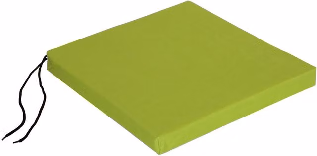 Roseley Water Repellent Square Chair Pad in Black and Green