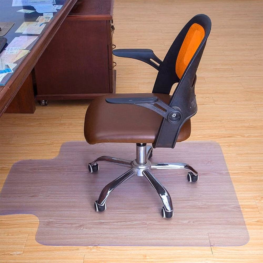 FLAVORA Large Non Slip Clear Office Chair Desk Mat, W: 120 cm, D: 90 cm – 2