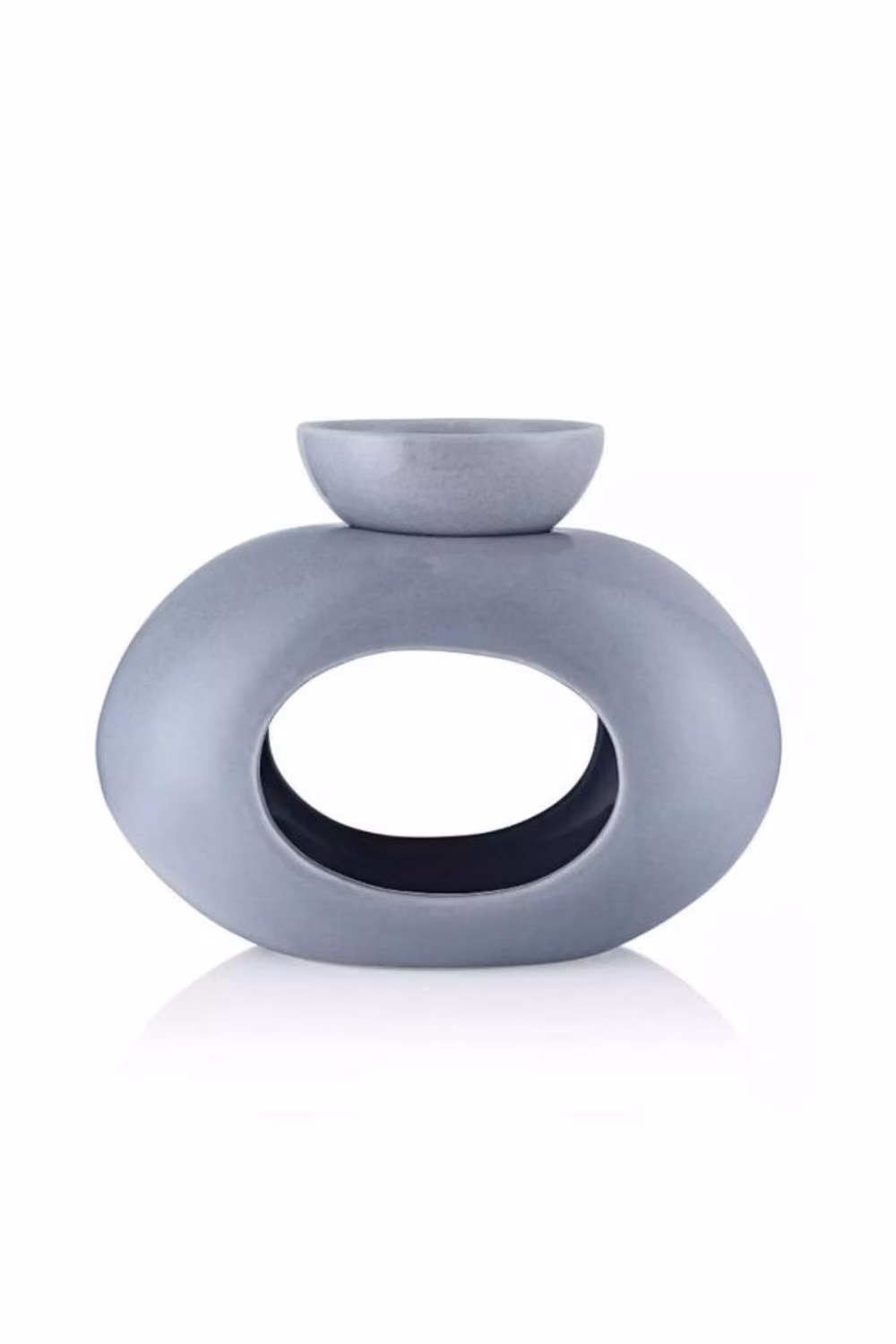 KDMD Ava May Grey Oval Wax Melt Burner – 2