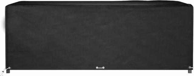 Berkfield Home Durable Rectangular Garden Furniture Cover with 12 Eyelets, Black, W/D/H: 240 x 180 x 80 cm