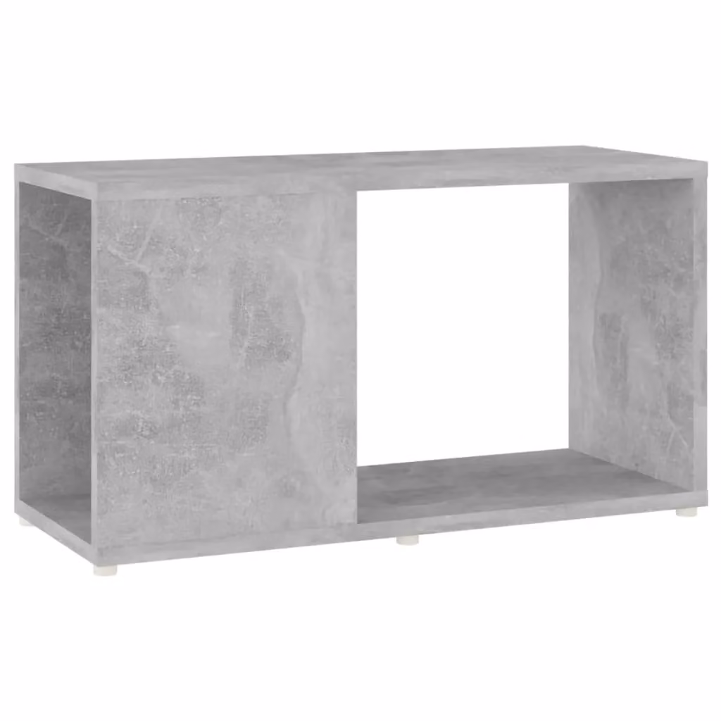Berkfield Home TV Cabinet in Concrete Grey, Engineered Wood, W/D/H: 60 x 24 x 32 cm – 2