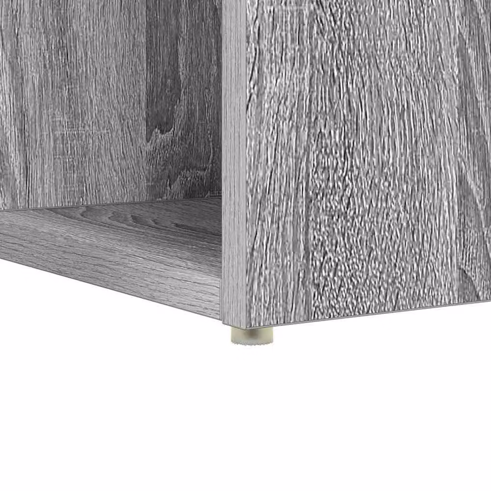 Berkfield Home Modern Writing Desk in Grey Sonoma Engineered Wood and Laminate – 7