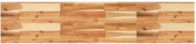 Berkfield Home Oil Finished Solid Wood Acacia Floating Shelf in Brown, W/D/H: 120 x 30 x 4 cm