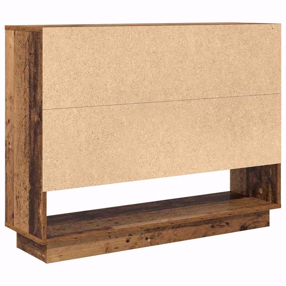 Berkfield Home Rustic Sideboard with Shelf and Door in Brown, W/D/H: 97 x 29 x 75 cm – 6