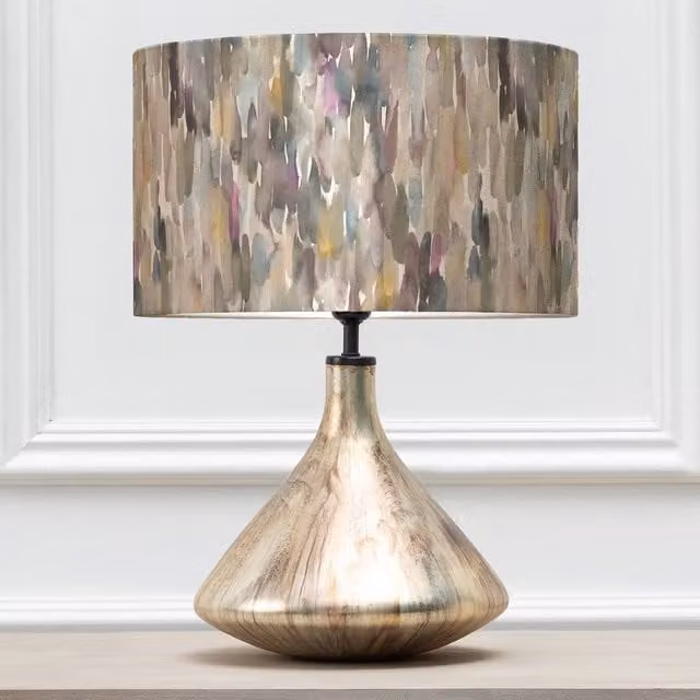 Voyage Maison Luna Table Lamp with Azima Eva Lampshade in Gold and Blue
