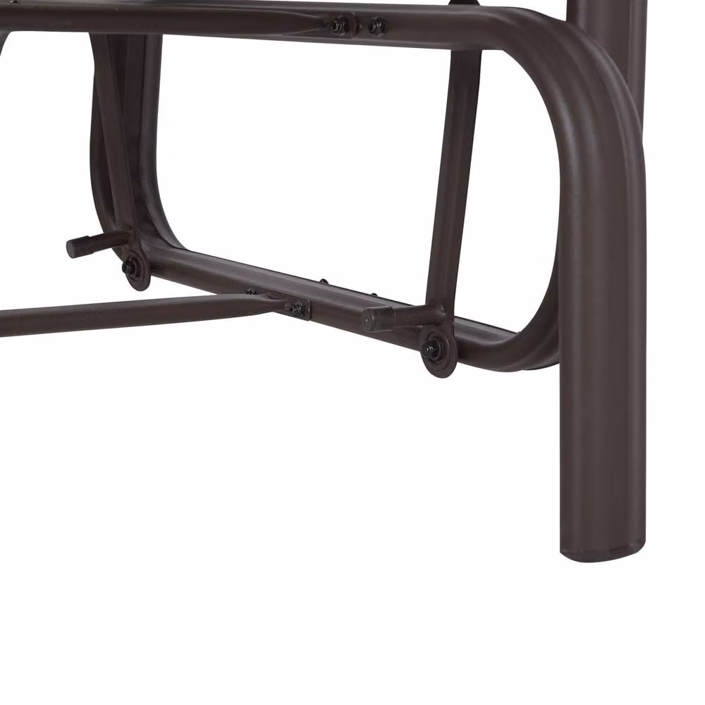 Wyld and Coco Brown Outdoor Rocking Chair with Matt Metal Frame – 5